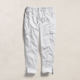 Parachute Poplin Cargo in White | James Perse Los Angeles
