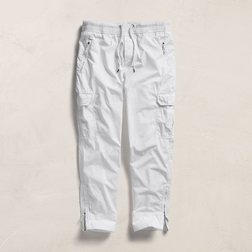 Parachute Poplin Cargo in White | James Perse Los Angeles