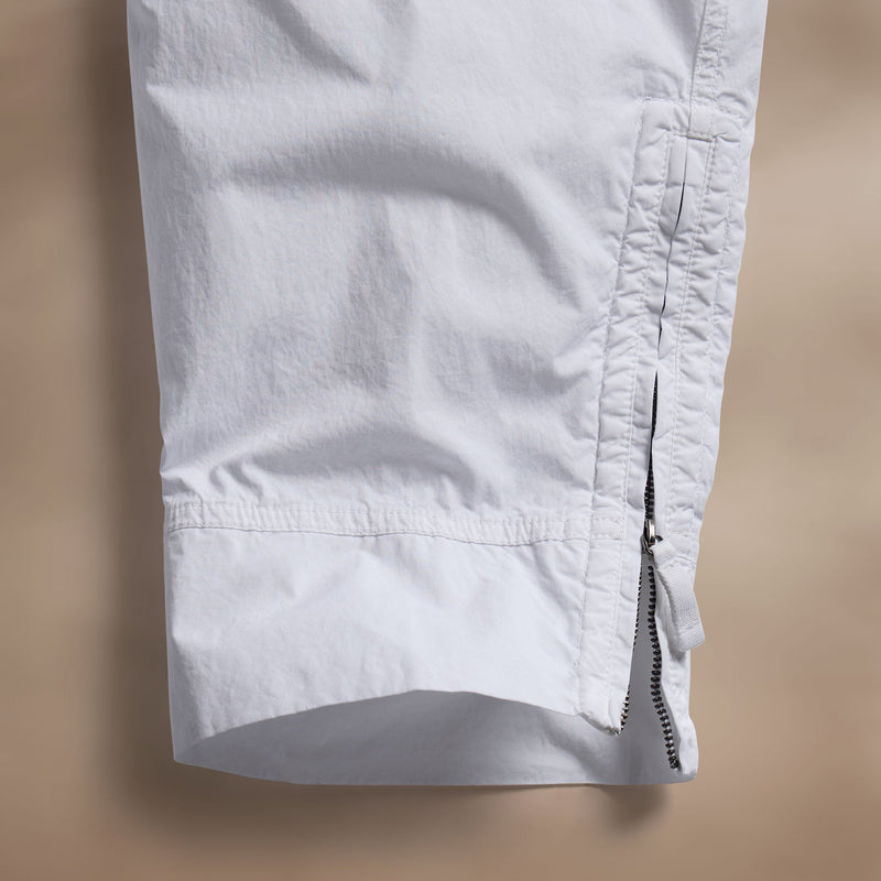 Parachute Poplin Cargo in White | James Perse Los Angeles