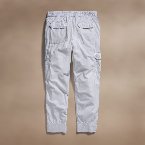 Parachute Poplin Cargo in White | James Perse Los Angeles