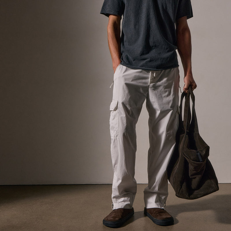 Parachute Poplin Cargo - White