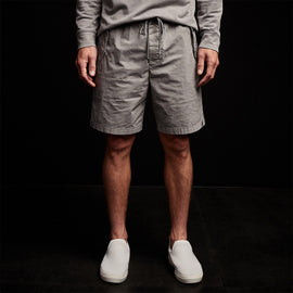 Parachute Flight Short in Silver Grey Pigment | James Perse Los Angeles