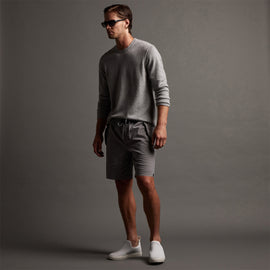 Parachute Flight Short in Silver Grey Pigment | James Perse Los Angeles