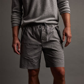 Parachute Flight Short in Silver Grey Pigment | James Perse Los Angeles