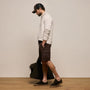 Parachute Poplin Cargo Short in Bark Pigment | James Perse Los Angeles