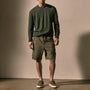 Parachute Poplin Cargo Short in Birch Pigment | James Perse Los Angeles