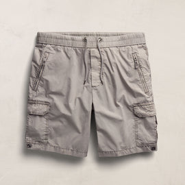 Parachute Poplin Cargo Short in Fog Pigment | James Perse Los Angeles