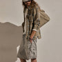 Parachute Poplin Cargo Short in Fog Pigment | James Perse Los Angeles