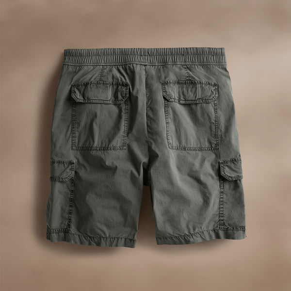 Strch Supima Poplin Cargo Shirt in Granite Pigment | James Perse Los Angeles