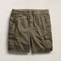 Parachute Poplin Cargo Short In Light Olive Pigment | James Perse Los Angeles