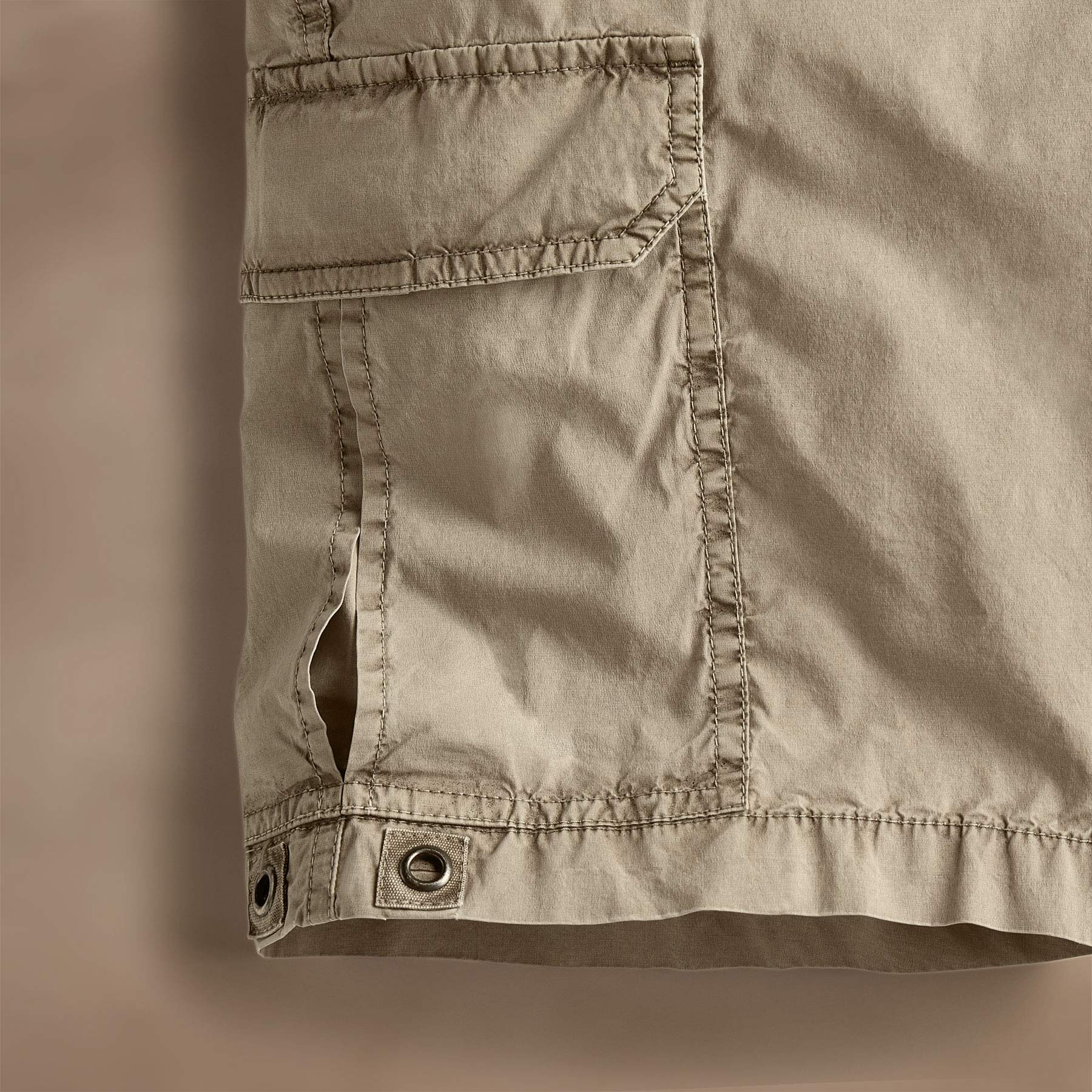 Strch Supima Poplin Cargo Shirt in Overcast Pigment | James Perse Los Angeles