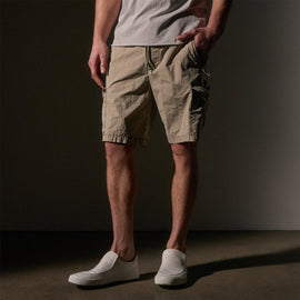 Strch Supima Poplin Cargo Shirt in Overcast Pigment | James Perse Los Angeles
