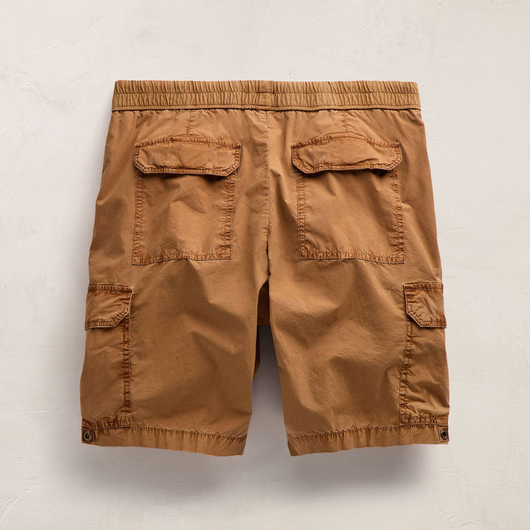 Parachute Poplin Cargo Short in Whiskey Pigment | James Perse Los Angeles