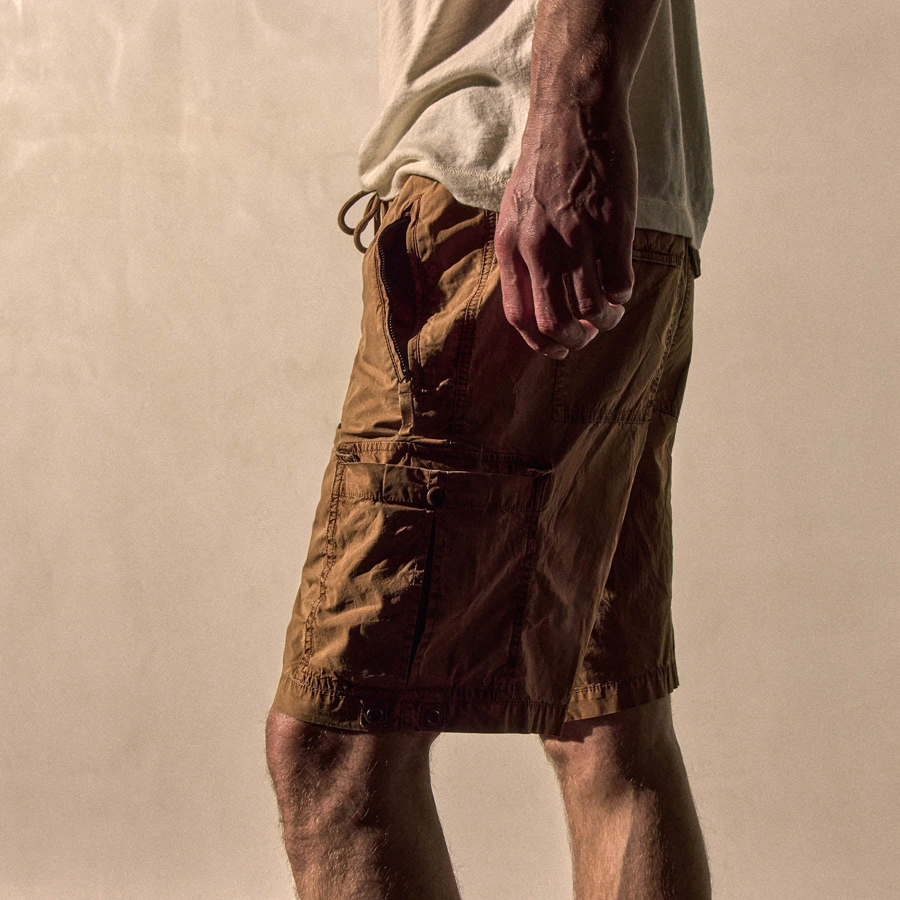 Parachute Poplin Cargo Short