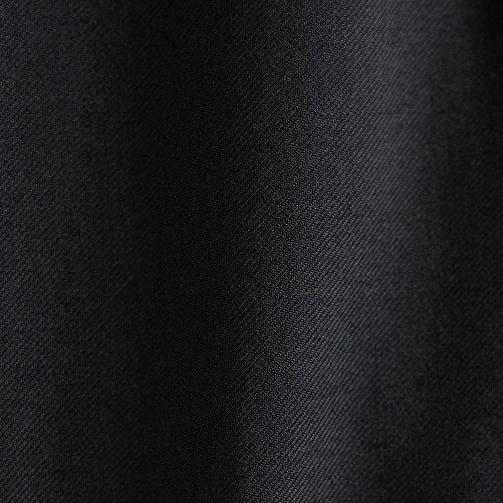 Wool Blend Trouser - Black