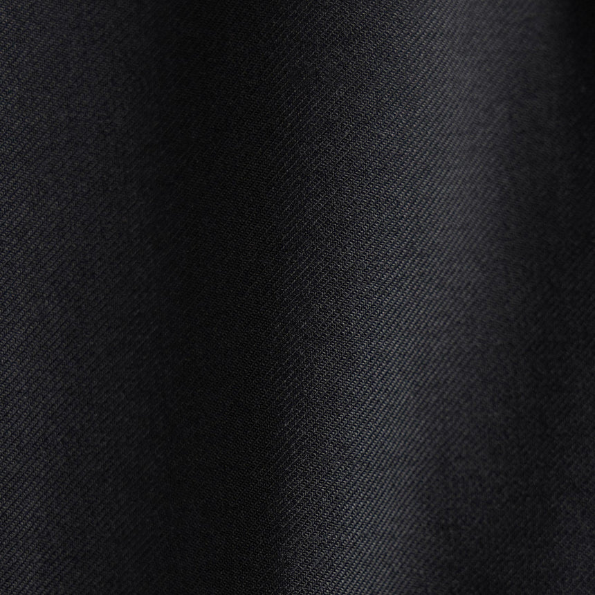 Wool Blend Trouser - Black