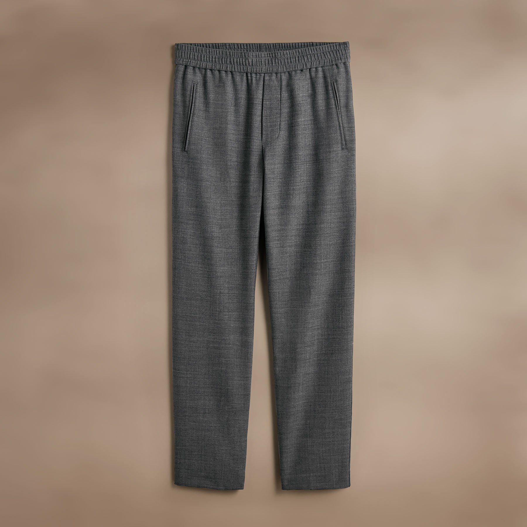 Wool Blend Trouser  in Heather Charcoal | James Perse Los Angeles