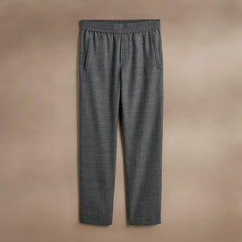 Wool Blend Trouser  in Heather Charcoal | James Perse Los Angeles