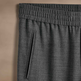 Wool Blend Trouser  in Heather Charcoal | James Perse Los Angeles