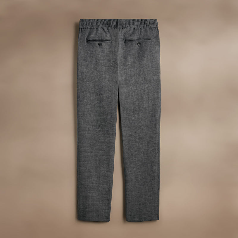 Wool Blend Trouser  in Heather Charcoal | James Perse Los Angeles