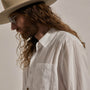 Cotton Muslin Shirt in White | James Perse Los Angeles