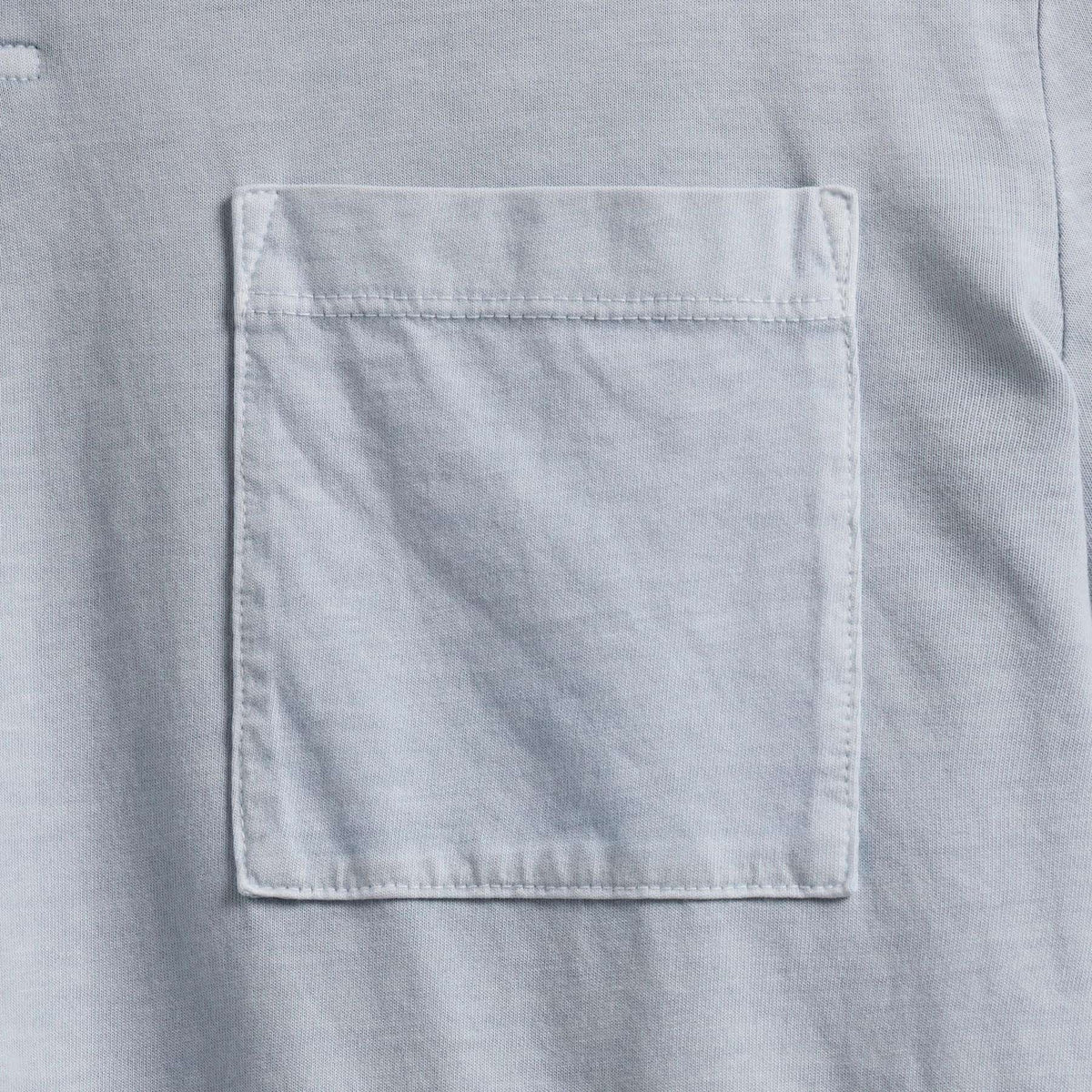 Sueded Jersey Rugby Polo in Grey Glacier Pigment | James Perse Los Angeles