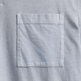 Sueded Jersey Rugby Polo in Grey Glacier Pigment | James Perse Los Angeles