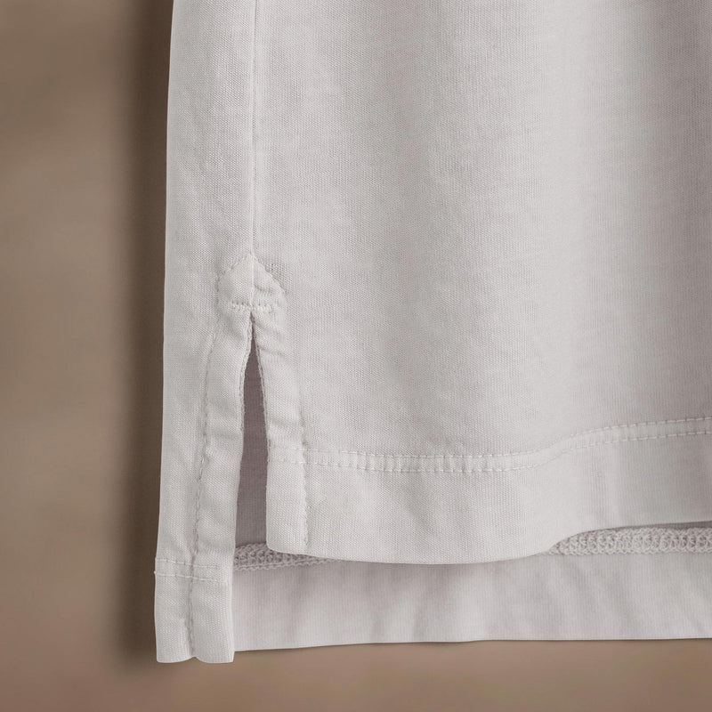 Sueded Jersey Rugby Polo in Light Mist Pigment | James Perse Los Angeles