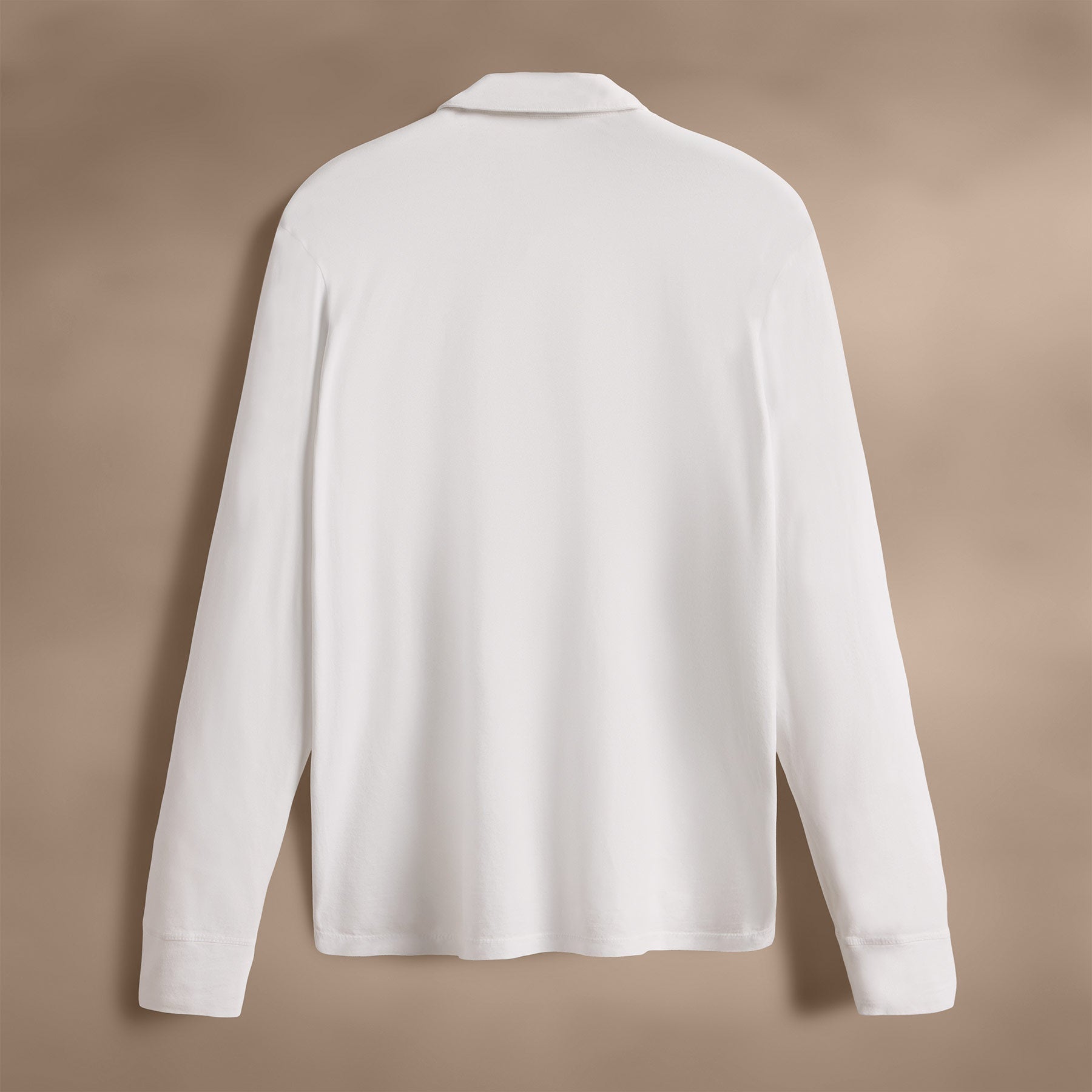 Sueded Jersey Rugby Polo in White | James Perse Los Angeles