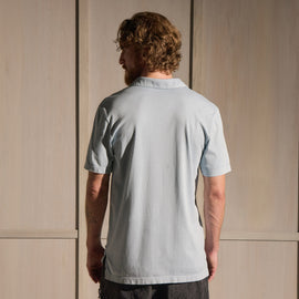 Sueded Jersey Polo in Azure Pigment | James Perse Los Angeles