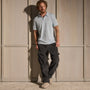Sueded Jersey Polo in Azure Pigment | James Perse Los Angeles