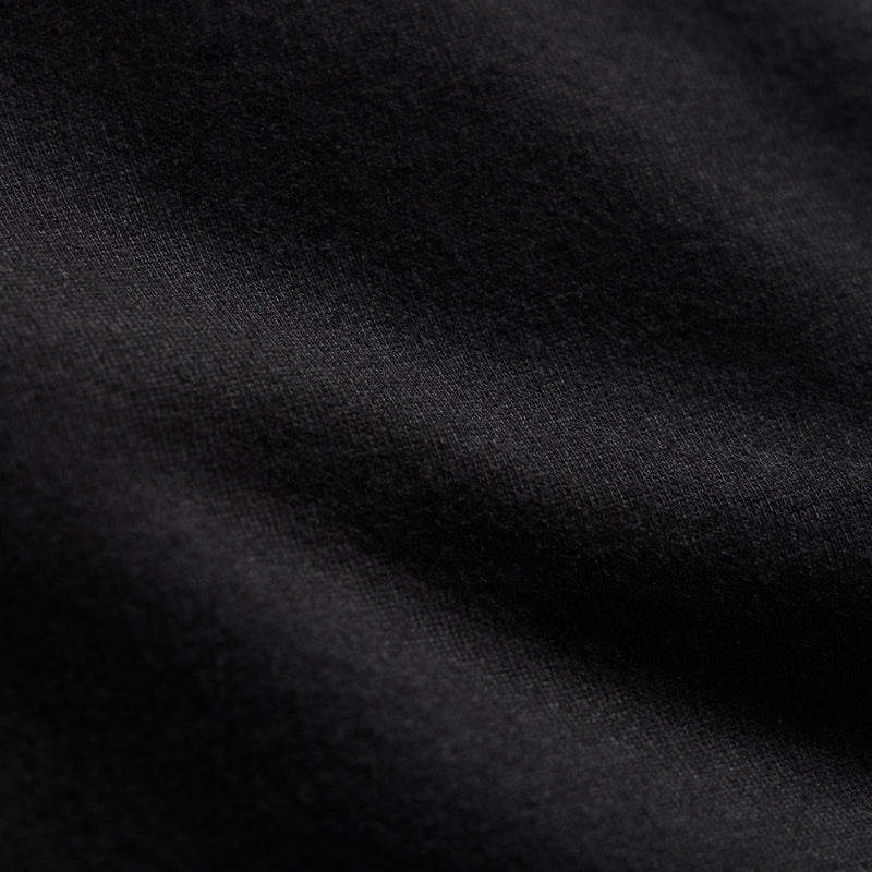 Sueded Jersey Polo in Black | James Perse Los Angeles