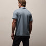 Sueded Jersey Polo in Bluestone Pigment | James Perse Los Angeles