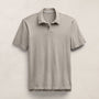 Sueded Jersey Polo in Concrete Pigment | James Perse Los Angeles