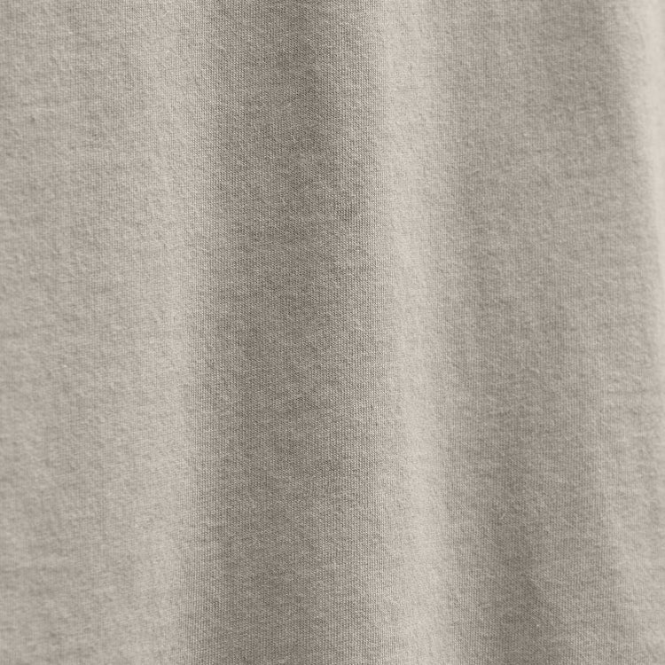 Sueded Jersey Polo in Concrete Pigment | James Perse Los Angeles