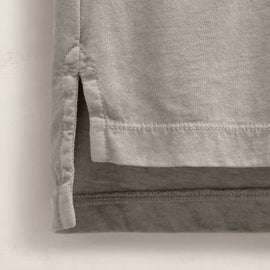 Sueded Jersey Polo in Concrete Pigment | James Perse Los Angeles