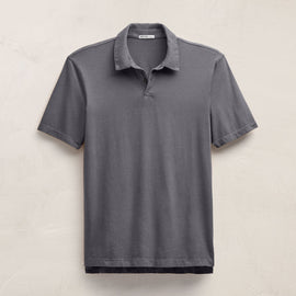 Sueded Jersey Polo in Cavalry Pigment | James Perse Los Angeles