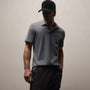 Sueded Jersey Polo in Cavalry Pigment | James Perse Los Angeles