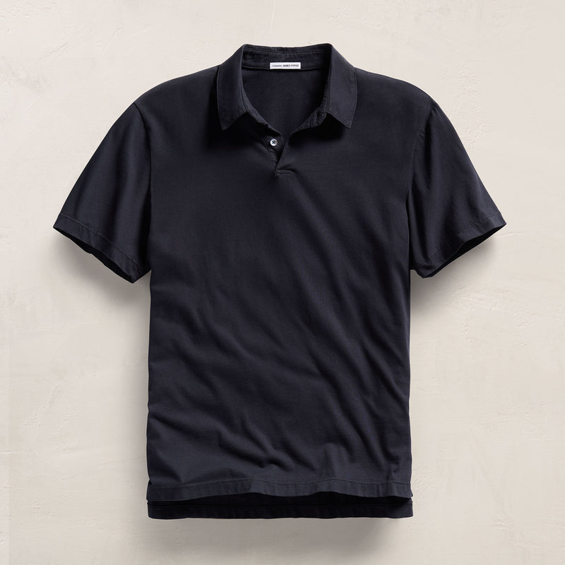 Sueded Jersey Polo in Deep | James Perse Los Angeles