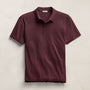 Sueded Jersey Polo in Dark Plum | James Perse Los Angeles
