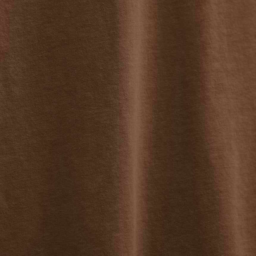 Sueded Jersey Polo in Gingerbread Pigment | James Perse Los Angeles
