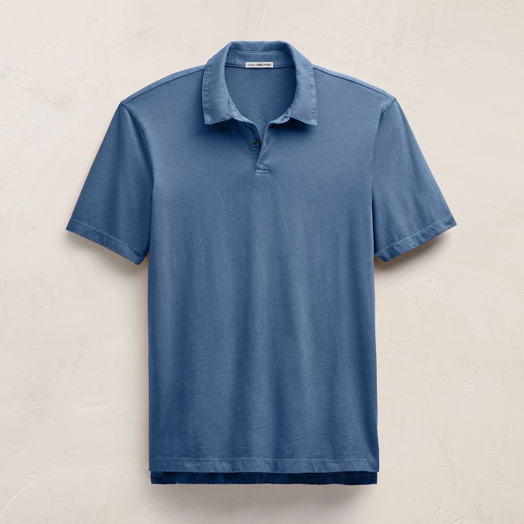 Sueded Jersey Polo - Lake Pigment | James Perse Los Angeles
