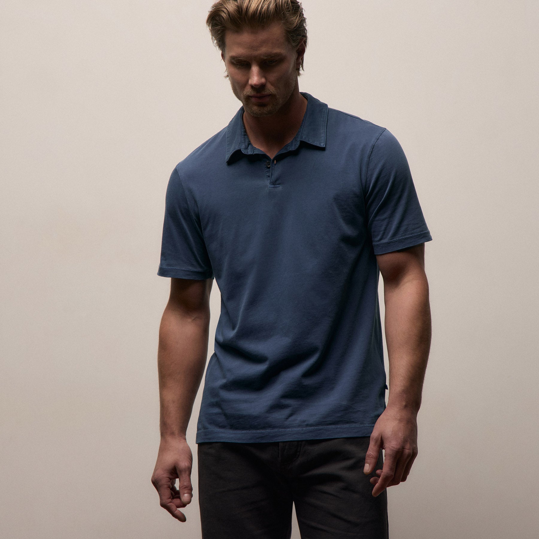Sueded Jersey Polo from James Perse - $135