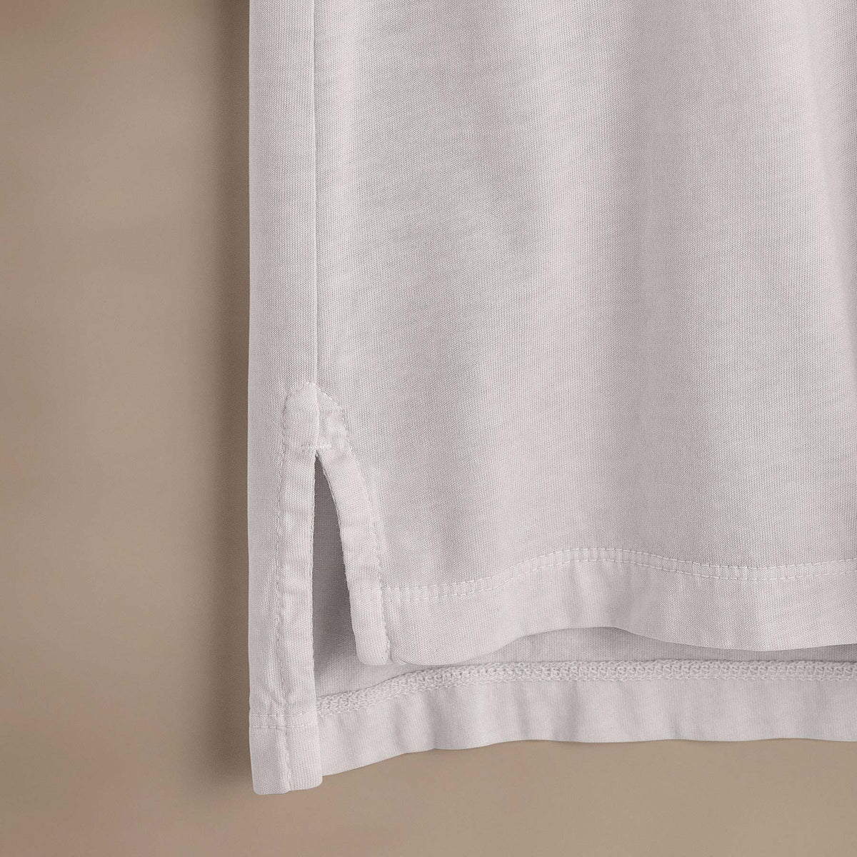 Sueded Jersey Polo in Light Mist Pigment | James Perse Los Angeles