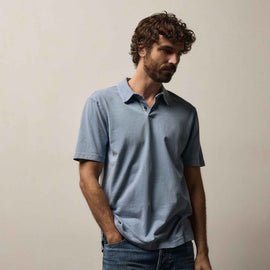 Men's Classic Polo Gift Set In Black/Ocean Pigment/White | James Perse Los Angeles