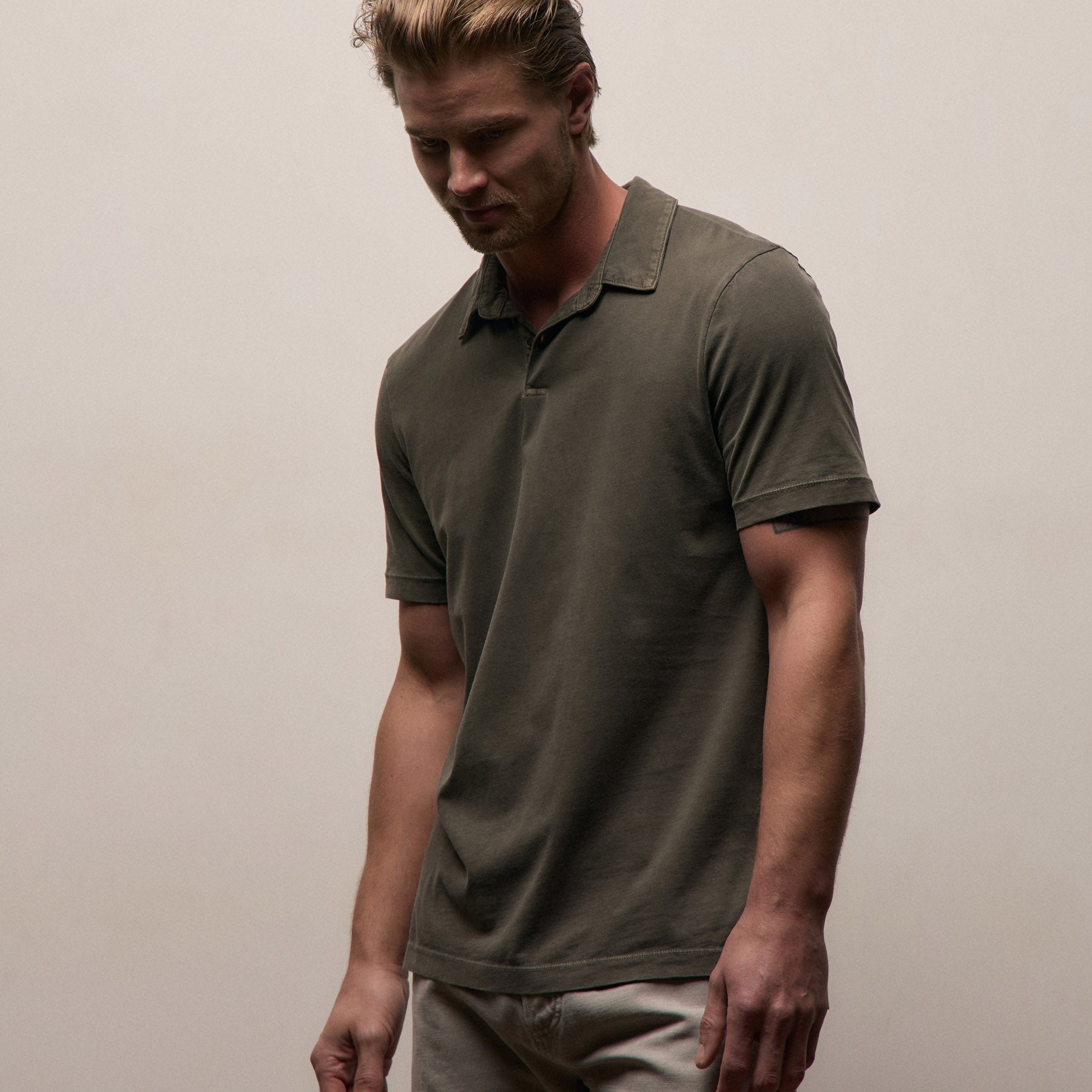 Sueded Jersey Polo from James Perse - $135