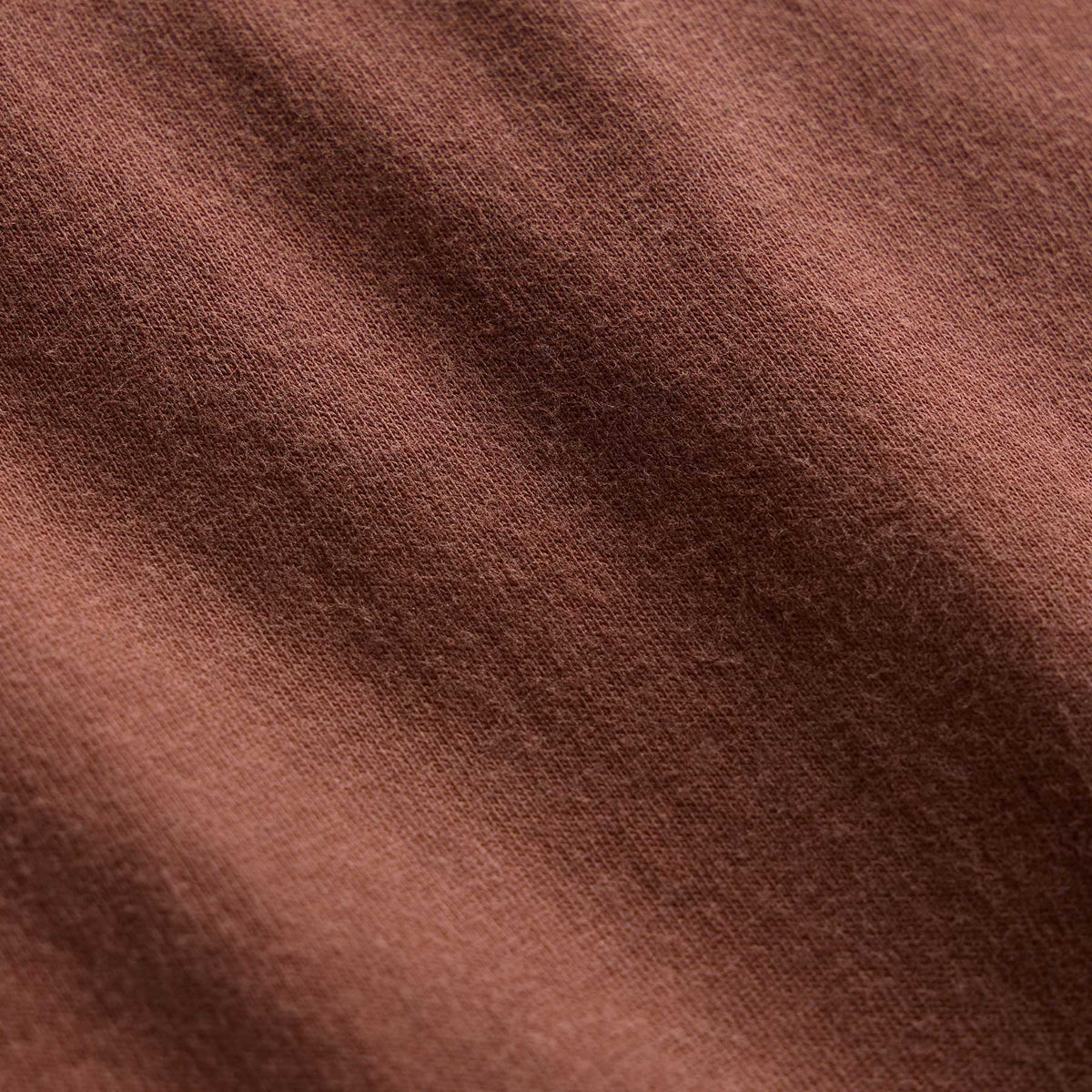 Sueded Jersey Polo in Red Clay Pigment | James Perse Los Angeles