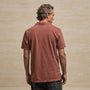 Sueded Jersey Polo in Red Clay Pigment | James Perse Los Angeles