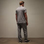 Sueded Jersey Polo in Silver Grey Pigment | James Perse Los Angeles