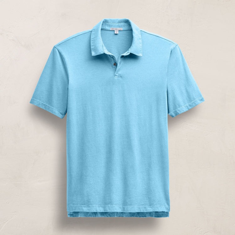 Sueded Jersey Polo in Skipper Pigment | James Perse Los Angeles